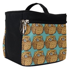 Seamless Cute Colourfull Owl Kids Pattern Make Up Travel Bag (small) by Grandong