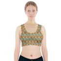 Owl-pattern-background Sports Bra With Pocket View1