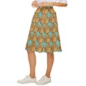 Owl-stars-pattern-background Classic Short Skirt View2