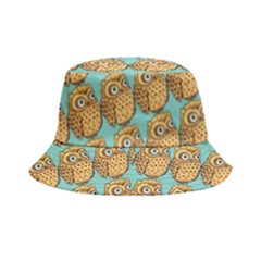 Owl-pattern-background Bucket Hat by Grandong