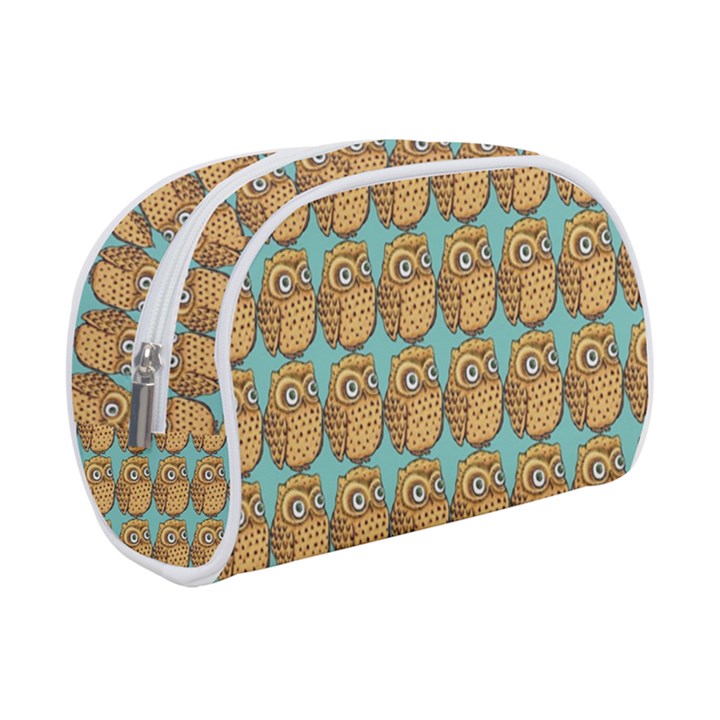 Owl Bird Cartoon Make Up Case (Small)