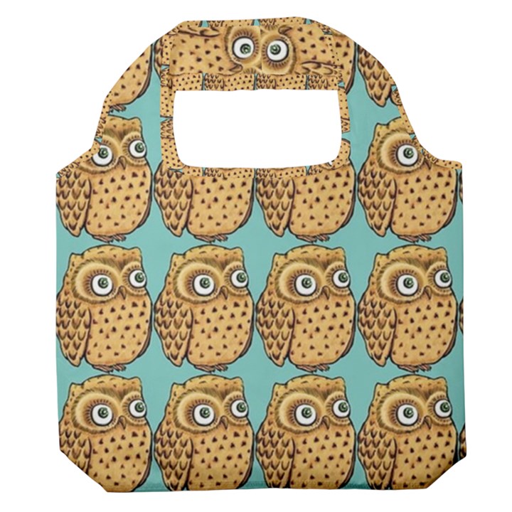 Owl-pattern-background Premium Foldable Grocery Recycle Bag