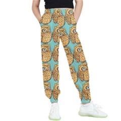 Owl Bird Cartoon Kids  Joggers by Grandong