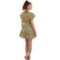 Owl Bird Flutter Sleeve Wrap Dress View2