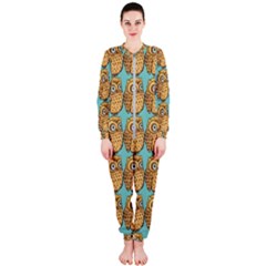 Owl Bird Pattern Onepiece Jumpsuit (ladies) by Grandong