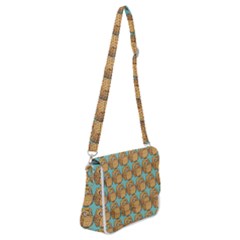 Owl Bird Pattern Shoulder Bag With Back Zipper by Grandong