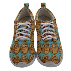 Owl Bird Pattern Women Athletic Shoes by Grandong