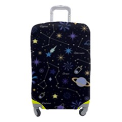 Starry Night  Space Constellations  Stars  Galaxy  Universe Graphic  Illustration Luggage Cover (small) by Grandong