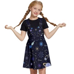 Starry Night  Space Constellations  Stars  Galaxy  Universe Graphic  Illustration Kids  Apron Dress by Grandong