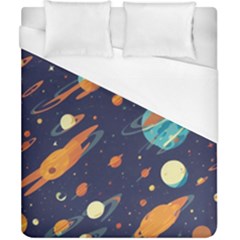 Space Galaxy Planet Universe Stars Night Fantasy Duvet Cover (california King Size) by Grandong