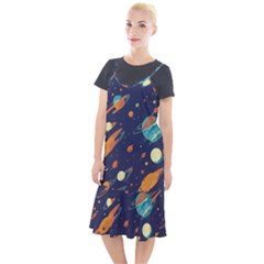 Space Galaxy Planet Universe Stars Night Fantasy Camis Fishtail Dress by Grandong