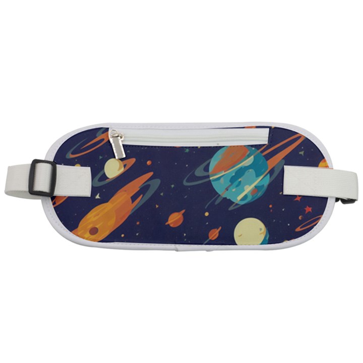 Space Galaxy Planet Universe Stars Night Fantasy Rounded Waist Pouch