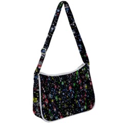 Illustration Universe Star Planet Zip Up Shoulder Bag by Grandong