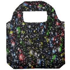 Illustration Universe Star Planet Foldable Grocery Recycle Bag by Grandong