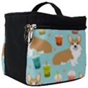 Welsh Corgi Boba Tea Bubble Cute Kawaii Dog Breed Make Up Travel Bag (Big) View1