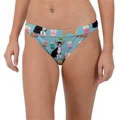 Chihuahua Bubble Kawaii Boba Tea Cute Dog Band Bikini Bottoms by Grandong