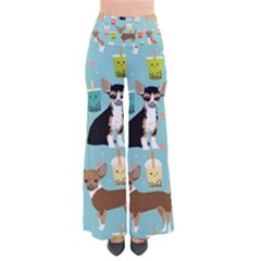 Chihuahua Bubble Kawaii Boba Tea Cute Dog So Vintage Palazzo Pants by Grandong