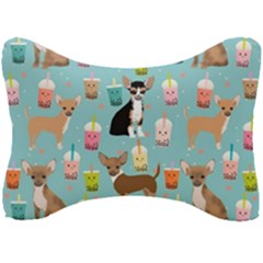 Chihuahua Bubble Kawaii Boba Tea Cute Dog Seat Head Rest Cushion by Grandong