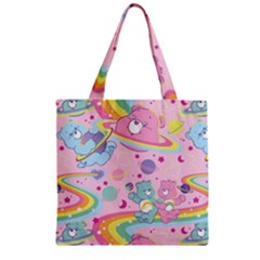 Bears Kawaii Pattern Zipper Grocery Tote Bag by Grandong