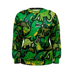 Dino Kawaii Women s Sweatshirt by Grandong