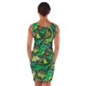 Dino Kawaii Wrap Front Bodycon Dress View2