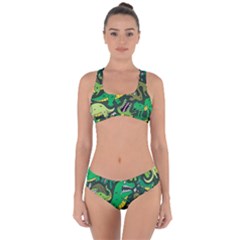 Dino Kawaii Criss Cross Bikini Set by Grandong