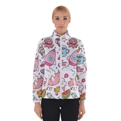 Set-kawaii-doodles -- Women s Bomber Jacket by Grandong