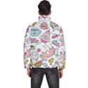 Set-kawaii-doodles -- Men s Puffer Bubble Jacket Coat View4