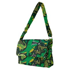 Dino Kawaii Full Print Messenger Bag (m) by Grandong