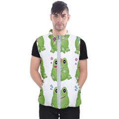 Kawaii-frog-rainy-season-japanese Men s Puffer Vest by Grandong