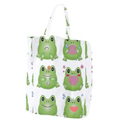 Kawaii-frog-rainy-season-japanese Giant Grocery Tote by Grandong