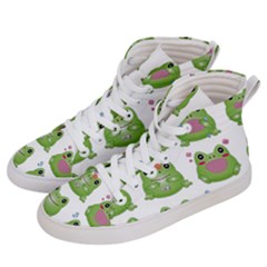 Kawaii-frog-rainy-season-japanese Men s Hi-top Skate Sneakers by Grandong