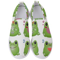 Kawaii-frog-rainy-season-japanese Men s Slip On Sneakers by Grandong