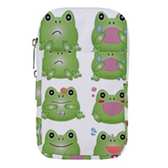 Kawaii-frog-rainy-season-japanese Waist Pouch (large) by Grandong