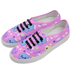 Seamless Pattern With Cute Kawaii Kittens Women s Classic Low Top Sneakers by Grandong