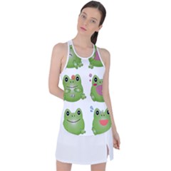 Kawaii-frog-rainy-season-japanese Racer Back Mesh Tank Top by Grandong