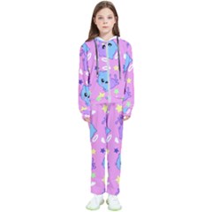 Seamless Pattern With Cute Kawaii Kittens Kids  Tracksuit by Grandong