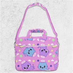 Seamless Pattern With Cute Kawaii Kittens Macbook Pro 13  Shoulder Laptop Bag  by Grandong