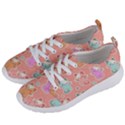 Cute Kawaii Kittens Seamless Pattern Women s Lightweight Sports Shoes View2