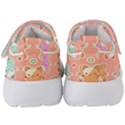 Cute Kawaii Kittens Seamless Pattern Kids  Velcro Strap Shoes View4