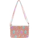 Cute Kawaii Kittens Seamless Pattern Double Gusset Crossbody Bag View2