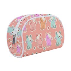 Cute Kawaii Kittens Seamless Pattern Make Up Case (small) by Grandong