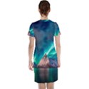 Amazing Aurora Borealis Colors Short Sleeve Nightdress View2