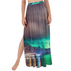 Amazing Aurora Borealis Colors Maxi Chiffon Tie-up Sarong by Grandong