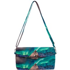 Amazing Aurora Borealis Colors Removable Strap Clutch Bag by Grandong