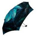 Aurora Borealis Mountain Reflection Mini Folding Umbrellas View2