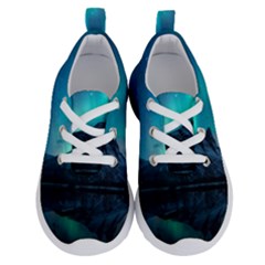 Aurora Borealis Mountain Reflection Running Shoes by Grandong