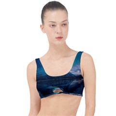 Aurora Borealis Mountain Reflection The Little Details Bikini Top by Grandong