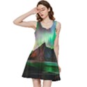 Aurora Borealis Nature Sky Light Inside Out Racerback Dress View3