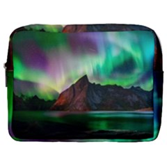 Aurora Borealis Nature Sky Light Make Up Pouch (large)